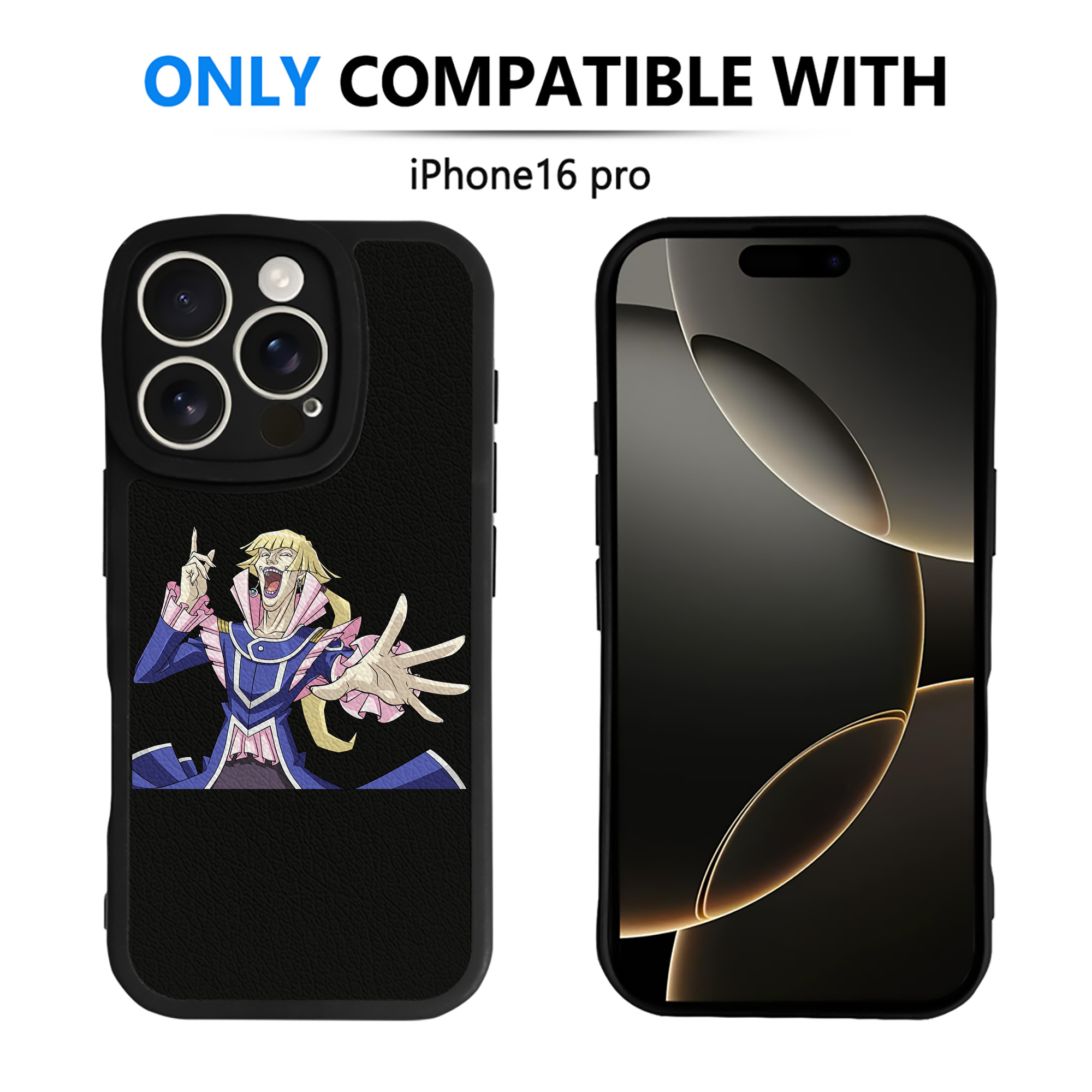 遊☆戯☆王 Yu-Gi-Oh! 【iPhone 16シリーズ対応】シリコンスマホケース（レザー調） 材質：シリコン